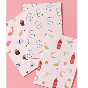 New Sonix mini pink notebooks holiday gifts bundle of three